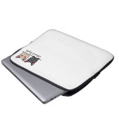 Katten in huis laptop sleeve (Voorkant onderkant)