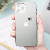Katten in huis sticker (Telefoon)