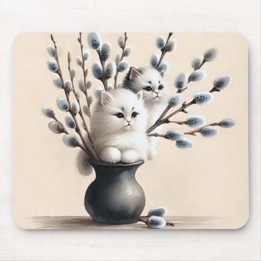 Katten in katjes muismat (Voorkant)