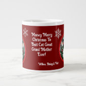 Katten in kerstboom aanpassen speciale mok (Voorkant)
