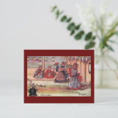 Katten in Kimonos  Louis Wain Briefkaart (Staand voorkant)