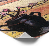 Katten in Kimonos  Louis Wain Poster (Hoek)