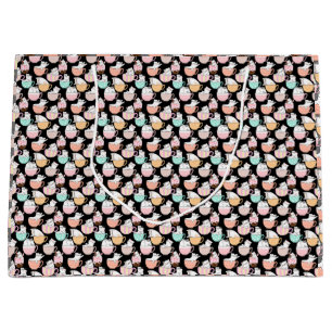 Katten in koffiebekers 01. Zwart BG Groot Cadeauzakje