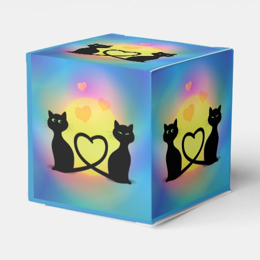 Katten in liefde bedankdoosjes (Achterkant)