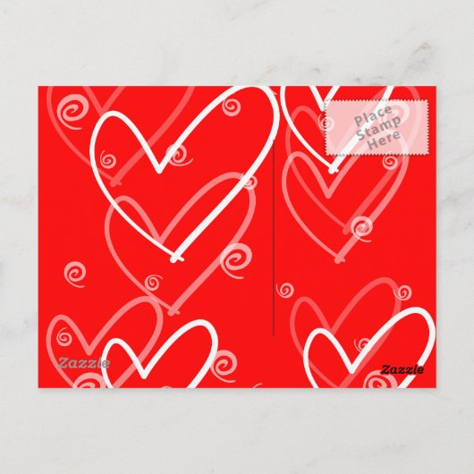 Katten in liefde, briefkaart (Achterkant)