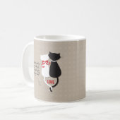 Katten in liefde koffiemok (Voorkant links)