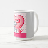 Katten in liefde, mok (Voorkant rechts)