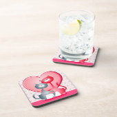 Katten in liefde, onderzetter (Rechterzijde)