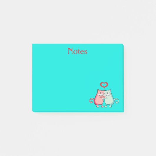 Katten in liefde Post-It-notities Post-it® Notes (Voorkant)