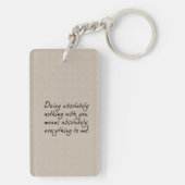 Katten in liefde sleutelhanger (achterkant)