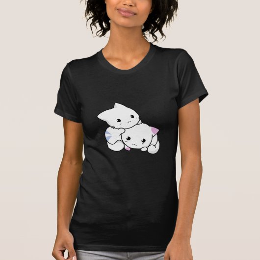 Katten in liefde t-shirt (Voorkant)