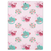 Katten in liefde, tweeslachtig klaploper klembord (Achterkant)