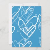 Katten in liefde, uitnodiging (Achterkant)