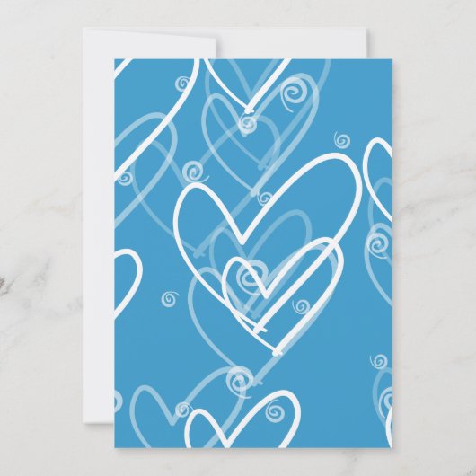 Katten in liefde, uitnodiging (Achterkant)