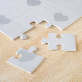 Katten in liefde voor hart legpuzzel (Zijkant)