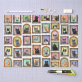 Katten in Lijsten Weefselpapier Tissuepapier (Craft)