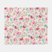 Katten in Love Blanket Fleece Deken (Voorkant (Horizontaal))