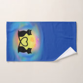 Katten in Love Hand Towel Handdoek (Handdoek)