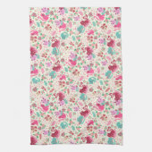 Katten in Love Kitchen Towel Theedoek (Verticaal)