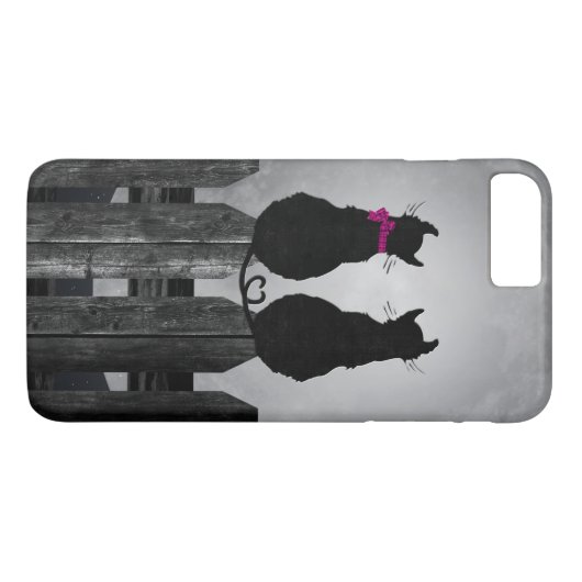 Katten in Moonlight Case-Mate iPhone Case (Achterkant (Horizontaal))