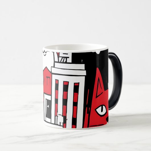 Katten in New York Magische Mok (Voorkant rechts)