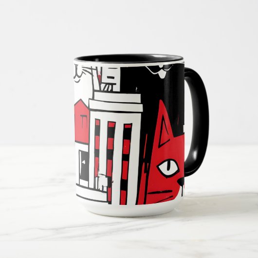 Katten in New York Mok (Voorkant rechts)