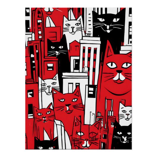 Katten in New York Perfect Poster (Voorkant)