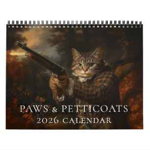 Katten in oude meesterschilderijen 2026 wandkalend kalender