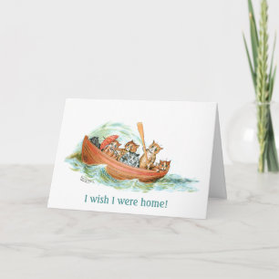 Katten in rijstboot kaart