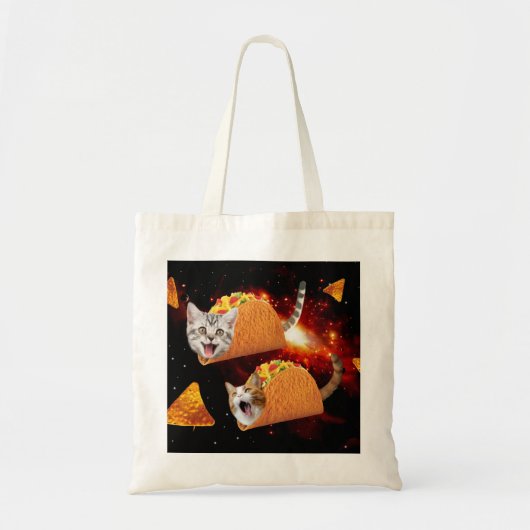 Katten in ruimtactieken tote bag (Voorkant)