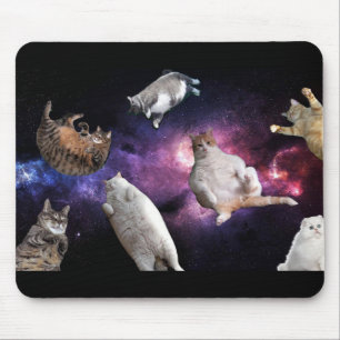 Katten in ruimte-Muismat Muismat