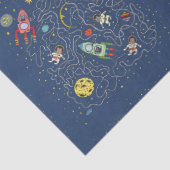 Katten in ruimtefapier tissuepapier (Detail)