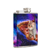 Katten in ruimtepizza heupfles (Rechts)
