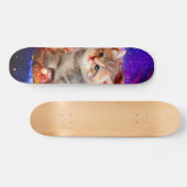 Katten in ruimtepizza persoonlijk skateboard (Horizontaal)