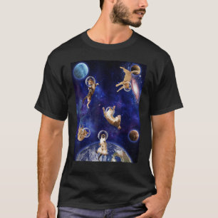 Katten in ruimtetuig voor ruimtelucht 1 t-shirt
