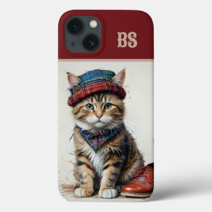 Katten in Schotse vermomming - charmante tartan ka Case-Mate iPhone Case