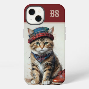 Katten in Schotse vermomming – charmante tartan ka iPhone 13 Hoesje