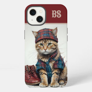 Katten in Schotse vermomming – charmante tartan ka iPhone 13 Hoesje