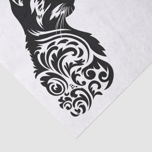 Katten in Stencil Art 1 Decoupage Papier (Detail)