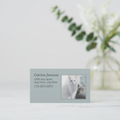 Katten in Sunny Window Visitekaartje (Staand voorkant)