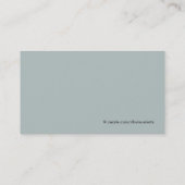 Katten in Sunny Window Visitekaartje (Achterkant)