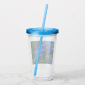 Katten in vliegblauw acryl drinkbeker (Achterkant)