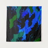 Katten in vliegblauw wandkleed (Voorkant (horizontaal))