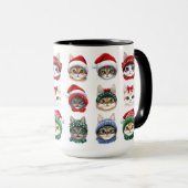  Katten in winterse Petten Mok (Voorkant rechts)