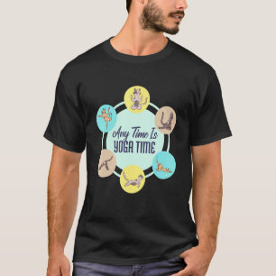 Katten In Yoga Houdingen Sportieve Kat Elke Keer I T-shirt