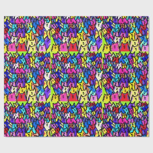 KATTEN inpakpapier (Vlak)