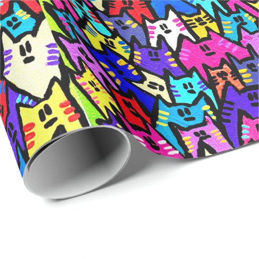 KATTEN inpakpapier (Rol Hoek)