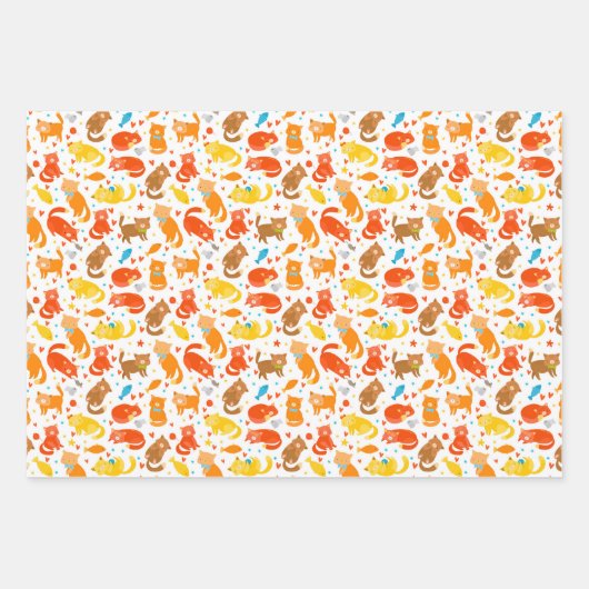 Katten Inpakpapier Vel (Voorkant)