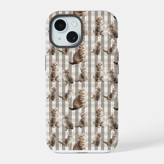 Katten iPhone 15 telefoonhoesje  Case (Achterkant)