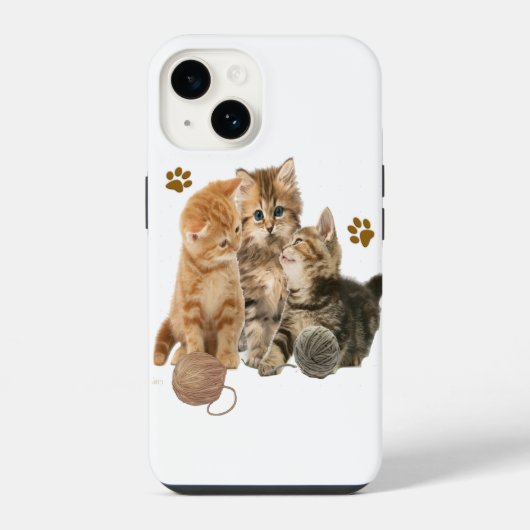 Katten iPhone Hoesje (Achterkant)
